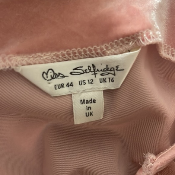 Velour Mini Dress - Picture 3 of 3